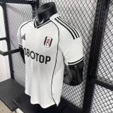 Fulham 2025/26 Home  Player Version Jersey size S-2XL