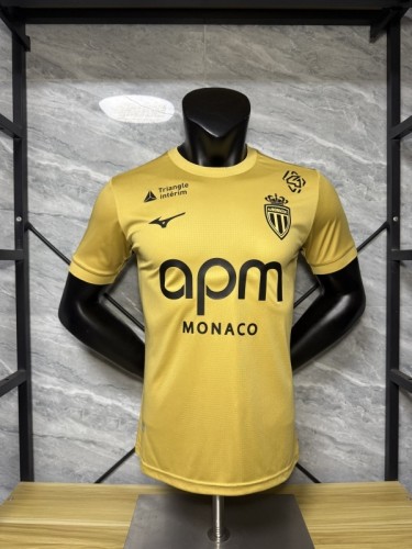 Monaco 2025/26  third away player version soccer jersey size S-2XL with sponsor