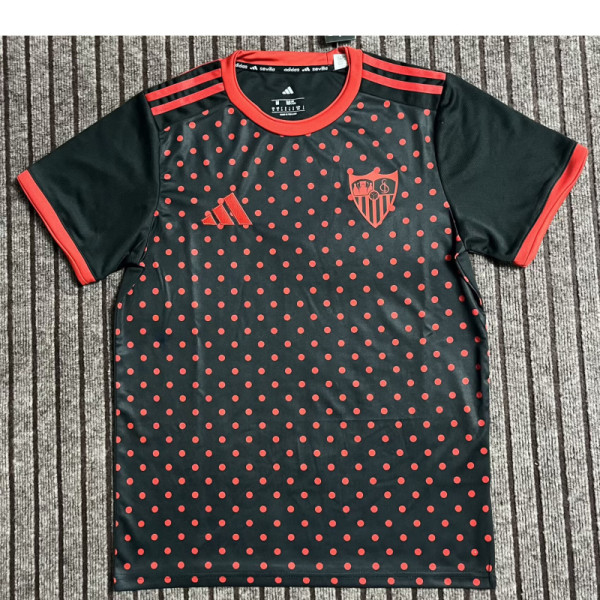 2025-26 Sevilla Black Training  jersey