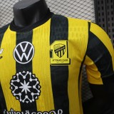 Al-Ittihad 2025/26  Home Player Version Soccer Jersey