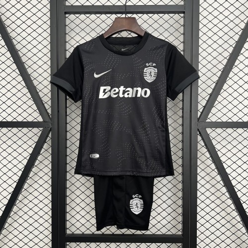 Sporting Lisbon 2025/26 Black Special Kids Kit  Size: 16-28