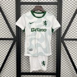 Sporting Lisbon 2025/26 Away Kids Kit  Size: 16-28