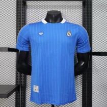 Real Madrid 2025/26 Blue Retro Model Player Edition Jersey