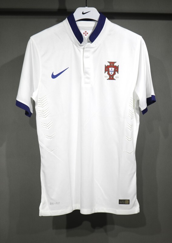 Retro 2014 Portugal away white Player version soccer jersey