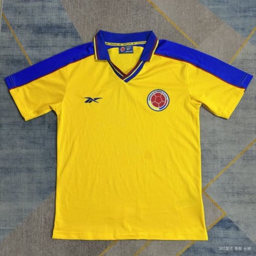 Colombia 1998 Home Retro  Soccer jersey