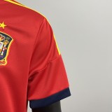 Retro Spain 2013 home soccer jerseys