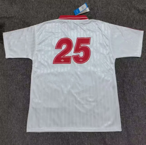 2025/26 AD x Oasis Tour Jacquard White with red font 25 Jersey