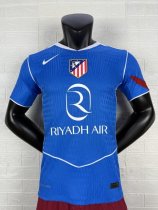 Atletico Madrid 2025/26 Third Away Player size S-2XL