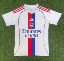 Lyon 2025/26  home soccer jersey size S-4XL