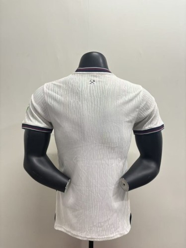 West Ham United 2025/26 Away  player version  size S-2XL