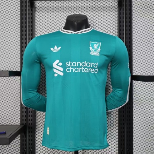 Liverpool 2025/26 Third Away long sleeves Player Edition jersey