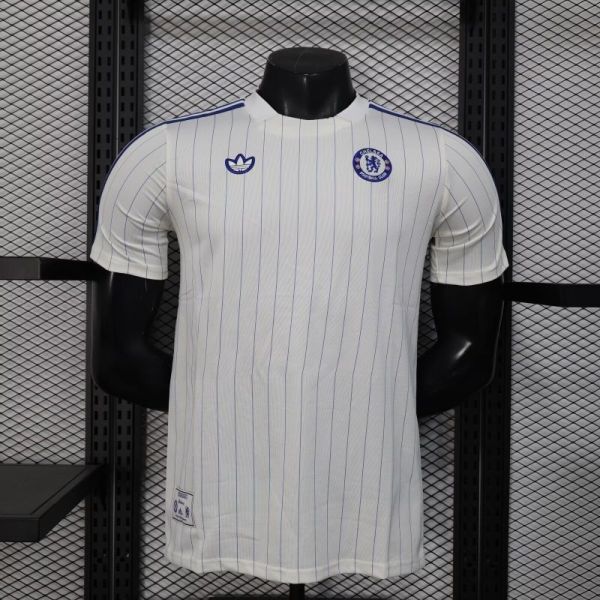 Chelsea  2025/26 White retro Player version jersey size S-2XL
