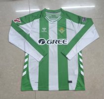 Real Betis 2025/26  Home Long Sleeve  Soccer Jersey Size S -2XL