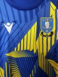 Sheffield Wednesday F.C. 2025/26 blue yellow Pre-Match jersey