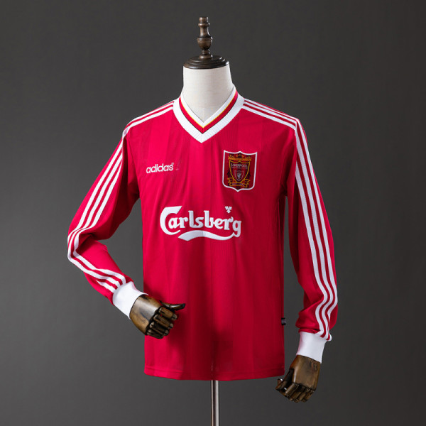 Retro Liverpool 1995/96 Home  Long Sleeve Jersey S-XXL