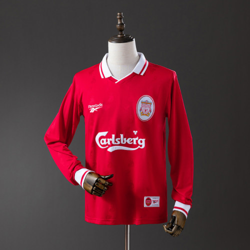 Retro Liverpool 1996/97 Home  Long Sleeve Jersey S-XXL
