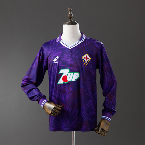 Retro Fiorentina 1992/93 home long sleeves size S-2XL