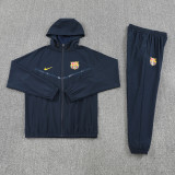 Barcelona 2025/26 Black Windbreaker suit S-2XL