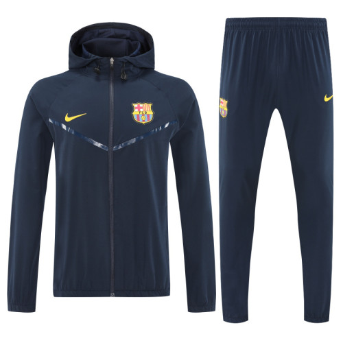 Barcelona 2025/26 Black Windbreaker suit S-2XL