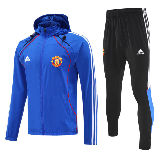 Manchester United 2025/26 Blue Windbreaker suit S-2XL