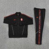 AC Milan 2025/26 Black long sleeve  Jacket suit S-XXL