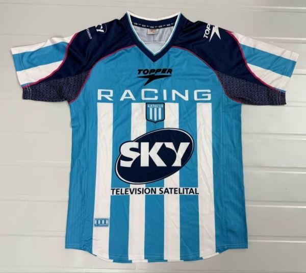 Retro 2001/02  Racing Club de Avellaneda Away soccer jersey size S-2XL