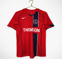 Retro PSG 2004/05 Away  Red Soccer jersey