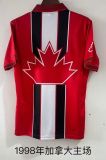 Retro Canada 1998 home soccer jerseys