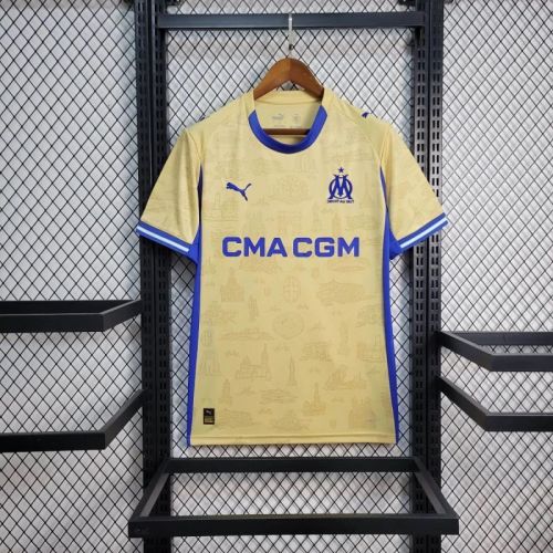 Olympique Marseille 2025/26 fourth  Away Jersey