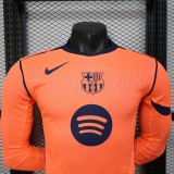 Barcelona 2025/26 Third Away Long sleeve Player version Jersey