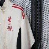 Liverpool 2025/26 White Windbreaker