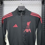 Liverpool 2025/26 Black Windbreaker
