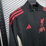 Liverpool 2025/26 Black Windbreaker