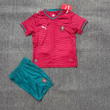 Portugal 2026  World Cup Home Kids Kit
