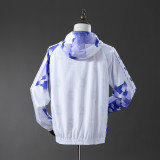 Real Madrid 2025/26 White and Purple Windbreaker