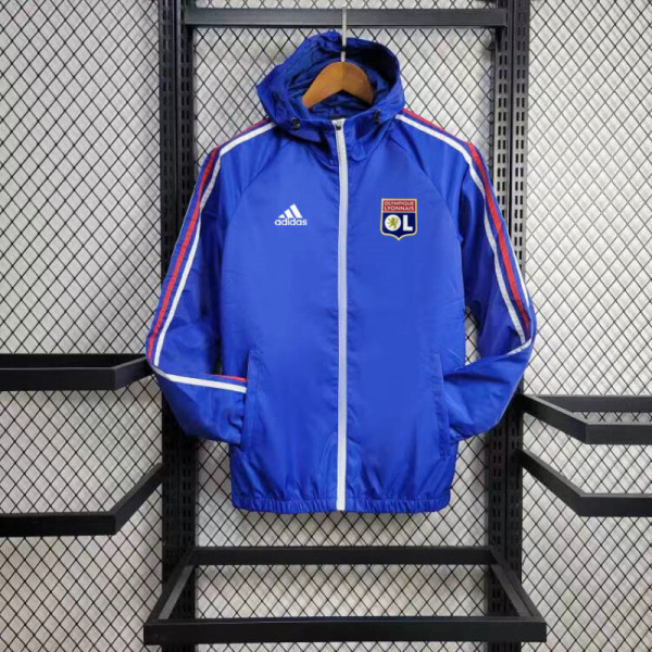 Lyon  2025/26 Blue Windbreaker
