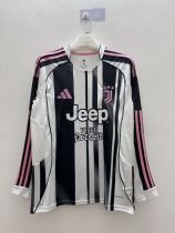 Juventus 2025/26 Home  long sleeve Jersey size S-2XL