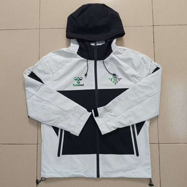 Real Betis 2025/26 Black white windbreaker