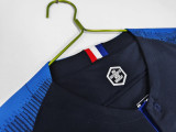 Retro 2018 France home long sleeves soccer jersey size S-2XL