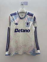 Aston Villa 2025/26  Third Away Long Sleeve  Soccer jersey