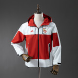 Sevilla 2025/26 White And Red  windbreaker