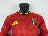 Belgium 2026 World Cup Home Long Sleeve player version Jersey size S-2XL
