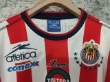 Retro Chivas 2002/03 Home  long sleeve  Soccer jersey
