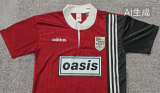 Retro 1996 Bolt Makers Arms FC Oasis red jersey size S-4XL