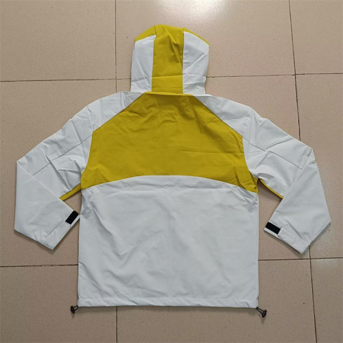 Borussia Dortmund 2025/26 Yellow And White  windbreaker
