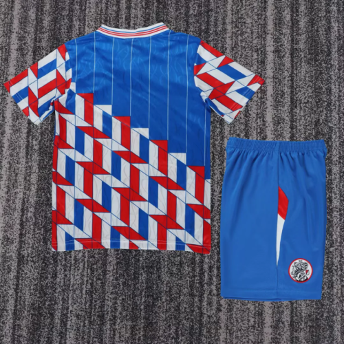 Retro Ajax 1989/90 Away  kids kit  size 16-28
