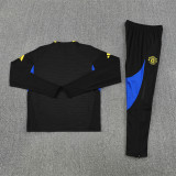 Manchester United 2025/26 Black  Half zipper training clothes