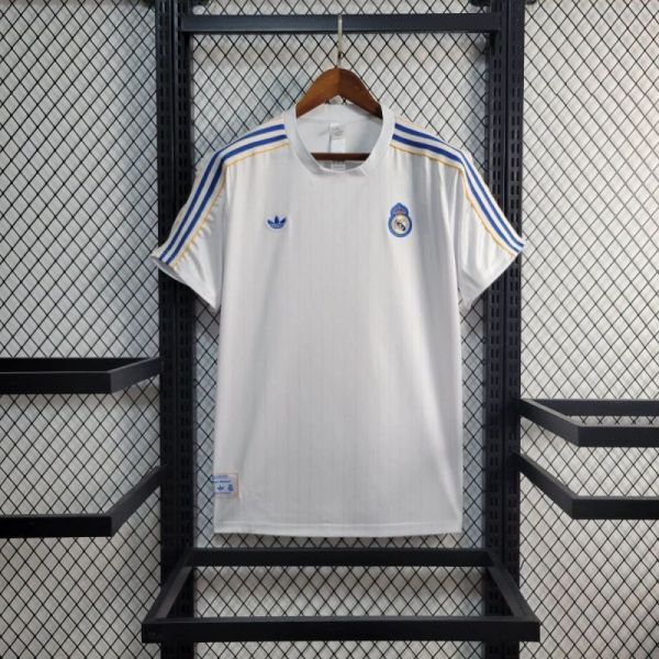 Real Madrid 2025/26 White Retro  Model Jersey