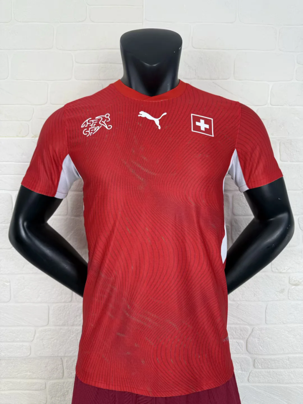 Switzerland  2026 Home player version size S-2XL