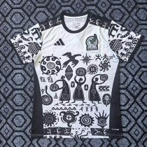Mexico 2025 White and Black Pattern Special Edition Jersey